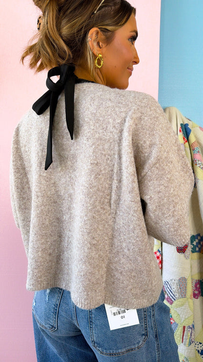 Lilac Skies Knit Sweater, Chestnut