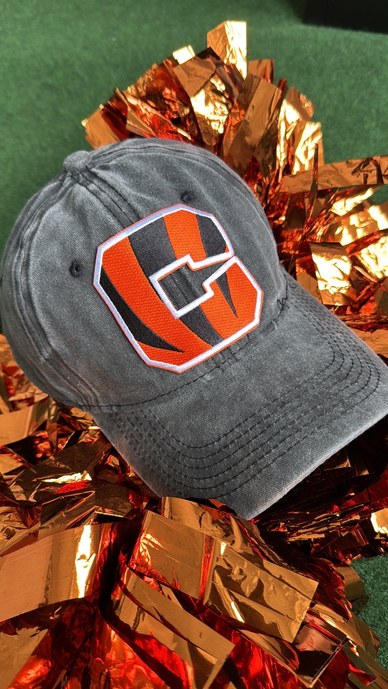 Cinci Patch Ball Cap, Black