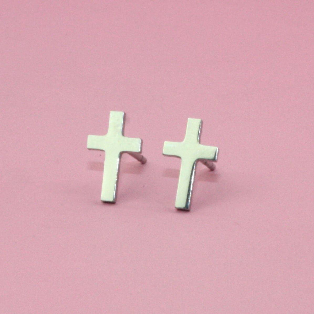Cross Stud Earrings
