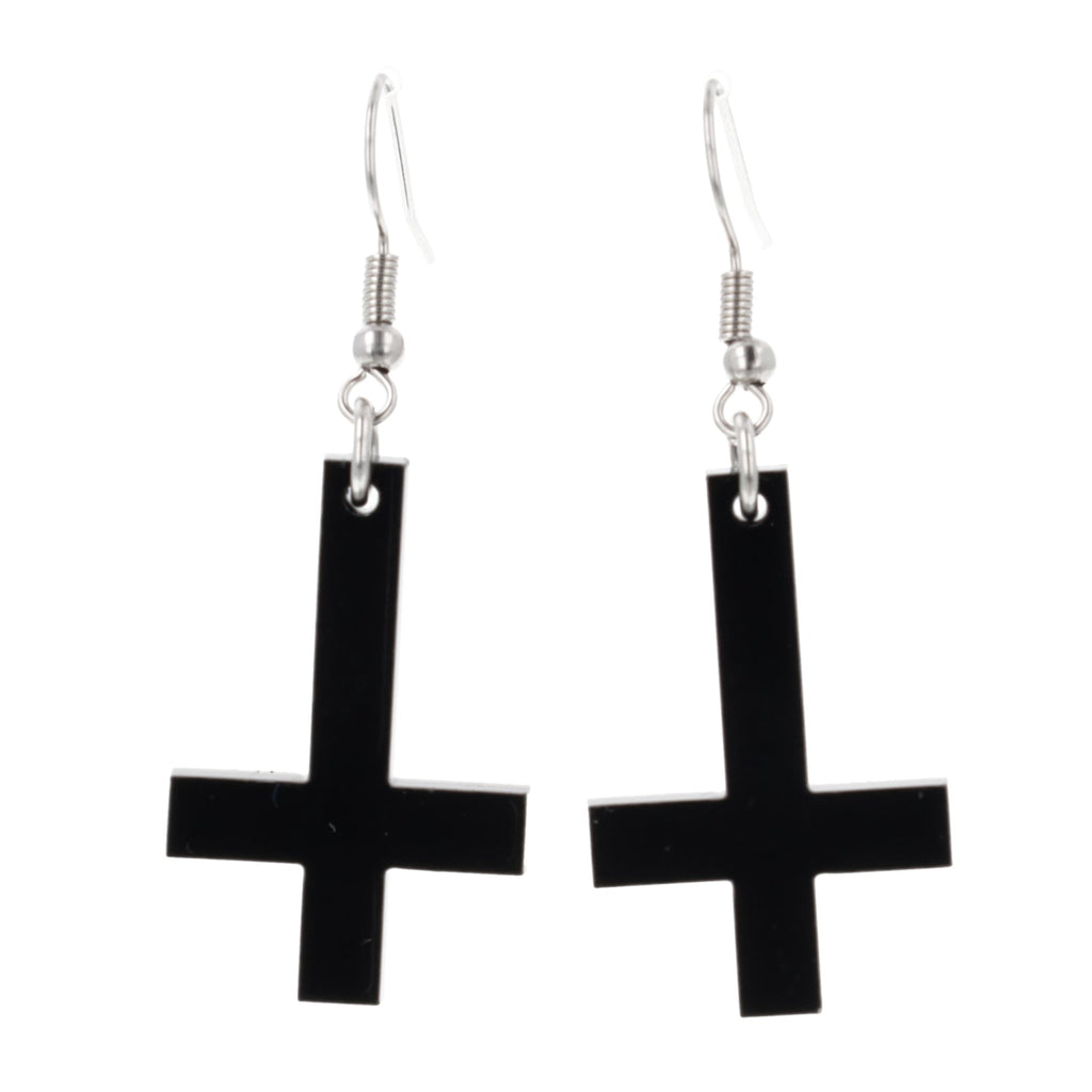 Cross of Saint Peter Earrings