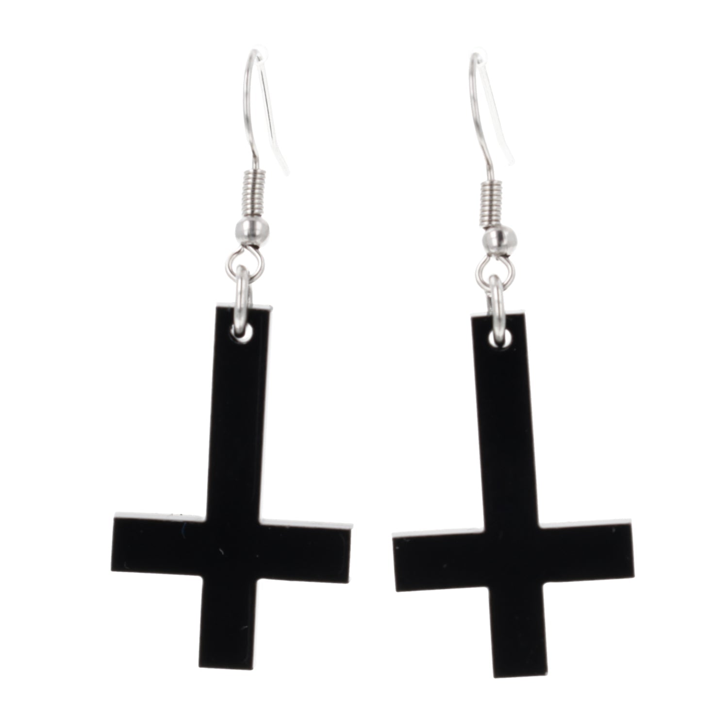 Cross of Saint Peter Earrings