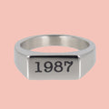 Customisable Birth Year Ring