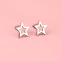 Cut Out Star Stud Earrings