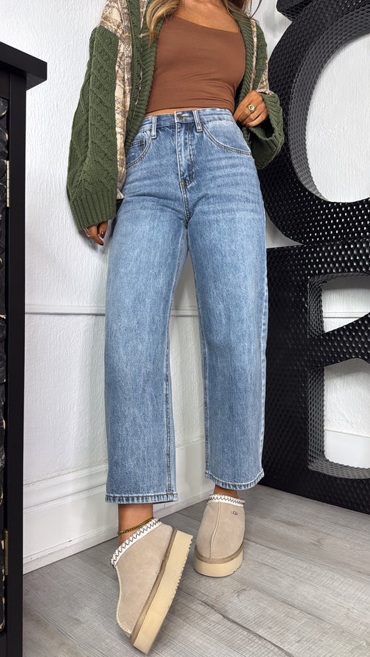 Callum Denim Barrels, Medium Light