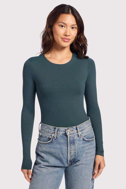 Long Sleeve Crewneck Bodysuit