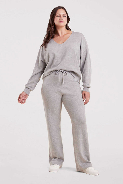 Luxe Knit Wide Leg Pant
