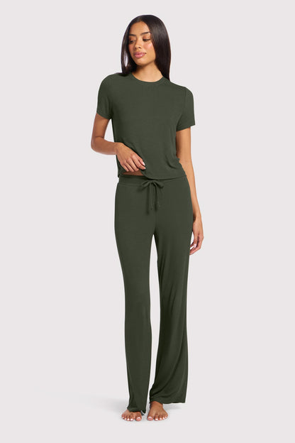 Ribbed Pajama Set