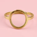 Cut Out Circle Ring (Gold Plated)