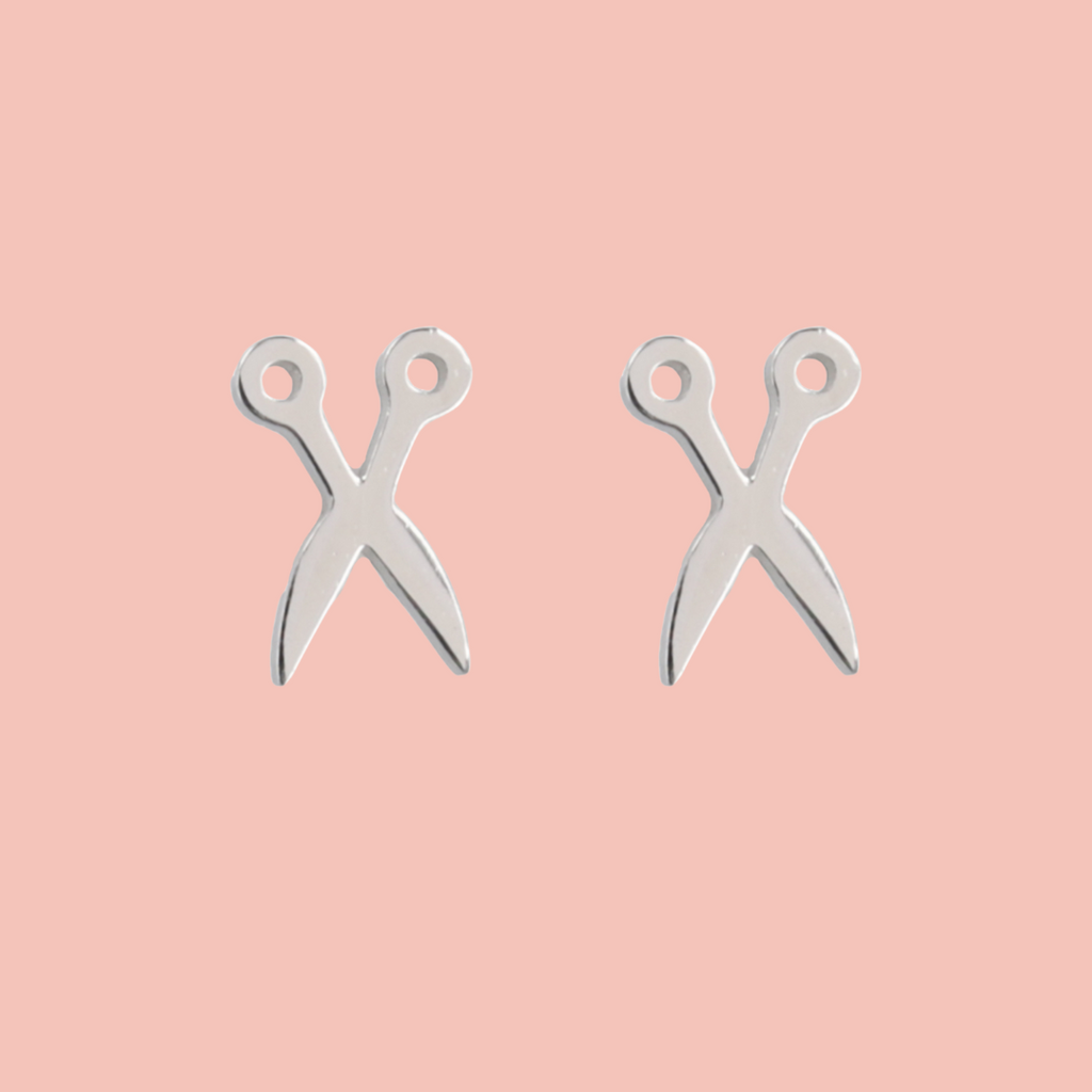 Cut It Out Scissor Stud Earrings