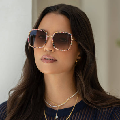 FREYRS: Cosmo Acetate Womens Square Sunglasses