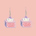 Crying Over Fictional Characters Earrings