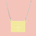 Custard Cream Biscuit Necklace