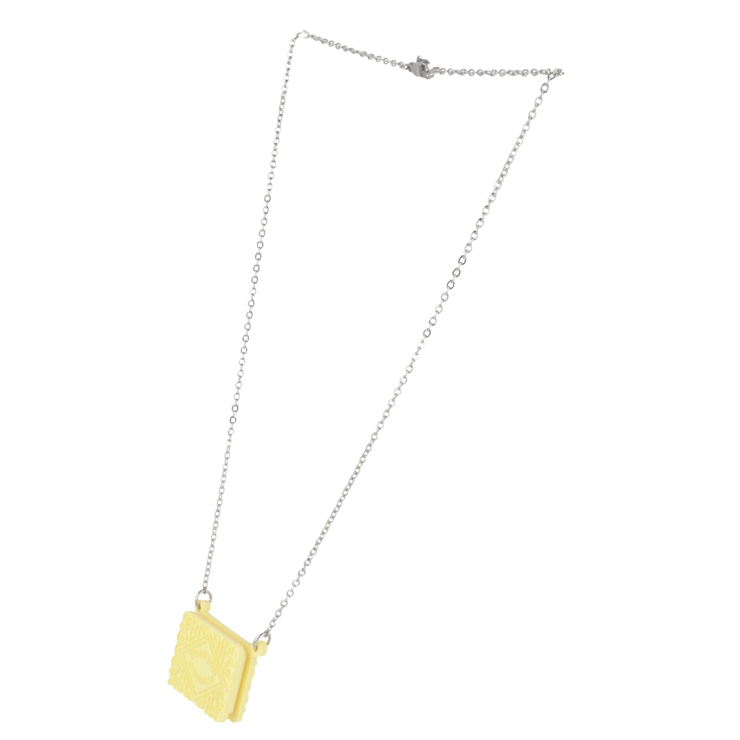 Custard Cream Biscuit Necklace