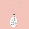 December Birth Flower Necklace - Holly