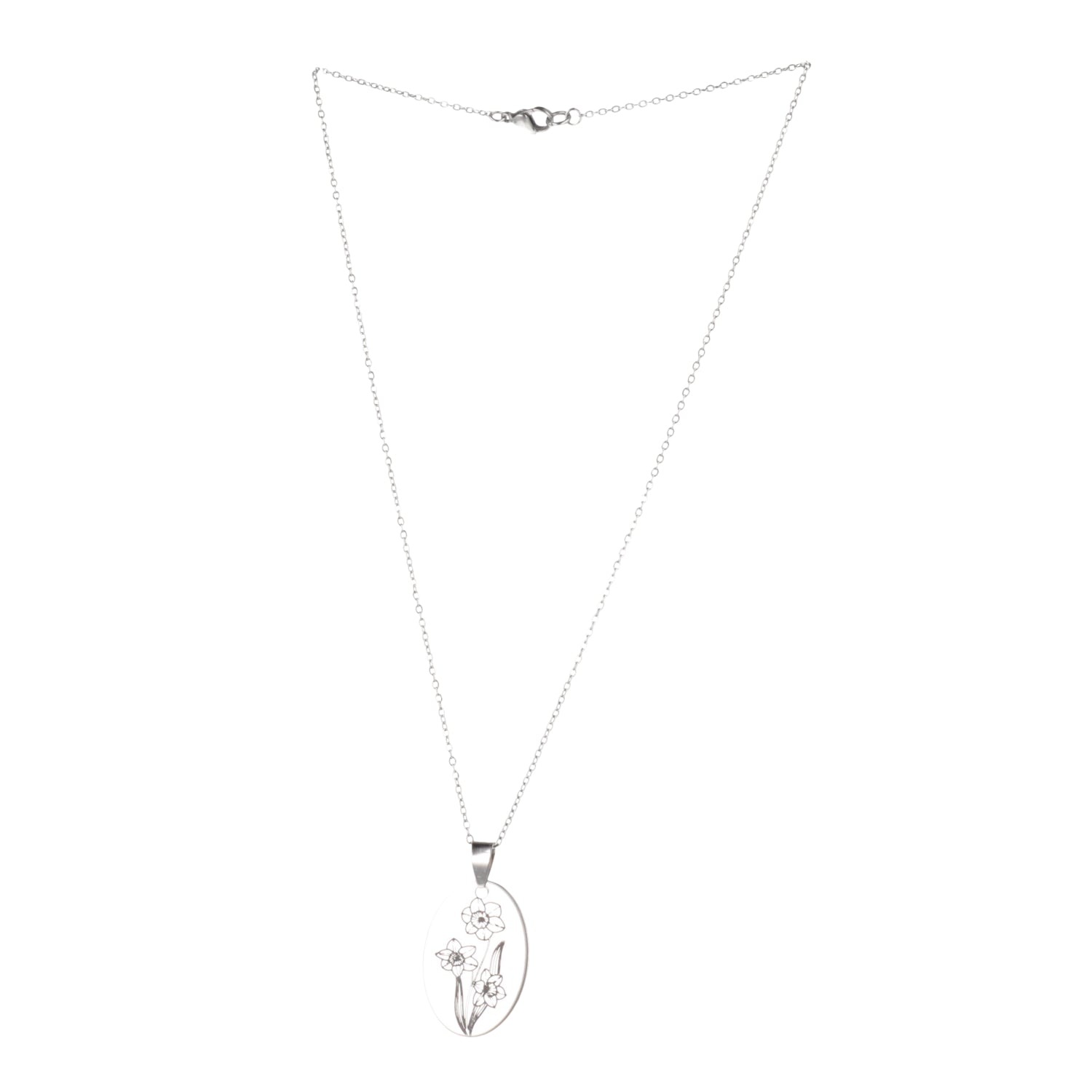 December Birth Flower Necklace - Narcissus